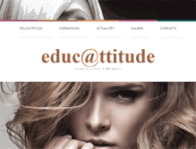 Tablet Screenshot of educattitude.com